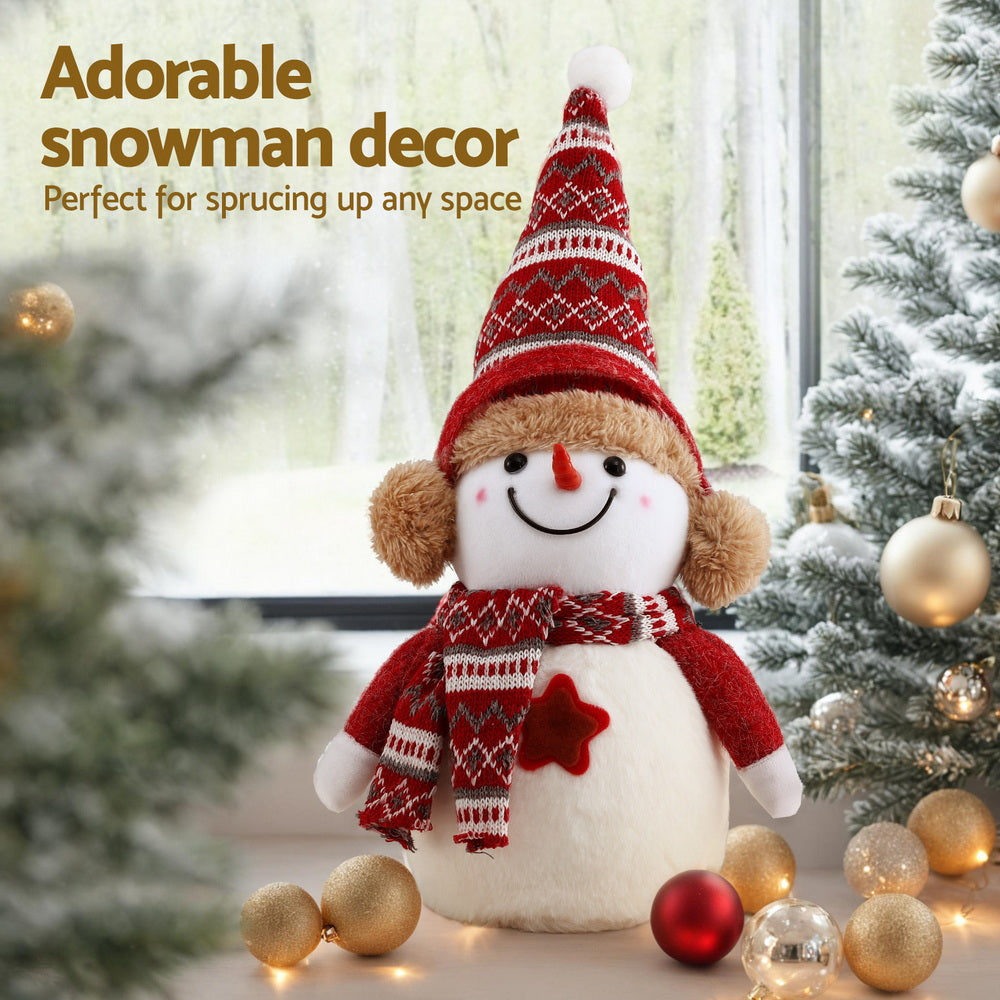 Christmas Snowman Handicraft Ornaments Party Decorations 35cm