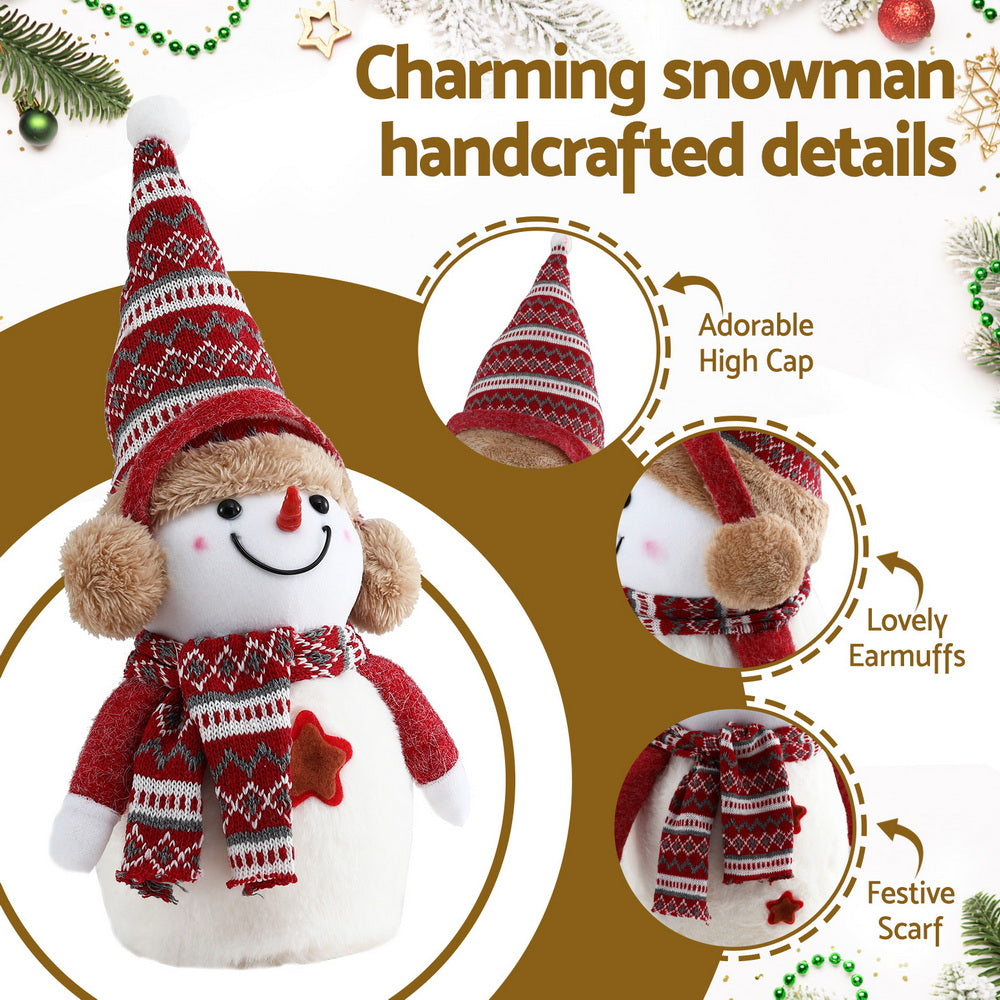 Christmas Snowman Handicraft Ornaments Party Decorations 35cm