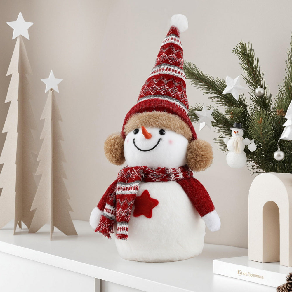 Christmas Snowman Handicraft Ornaments Party Decorations 35cm