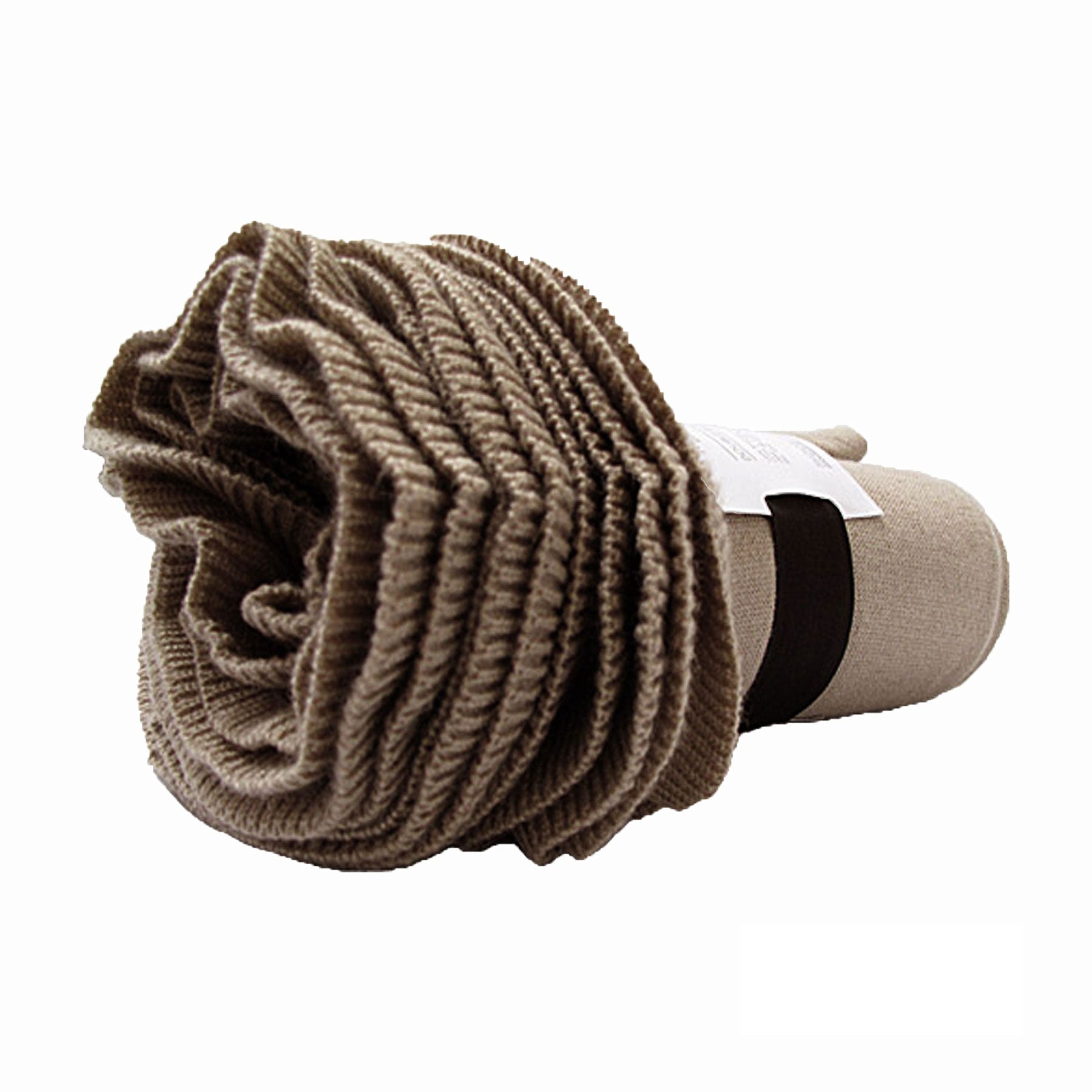 Accessorize Double Ruffle Throw Latte - Home & Garden > Bedding - Bedzy Australia