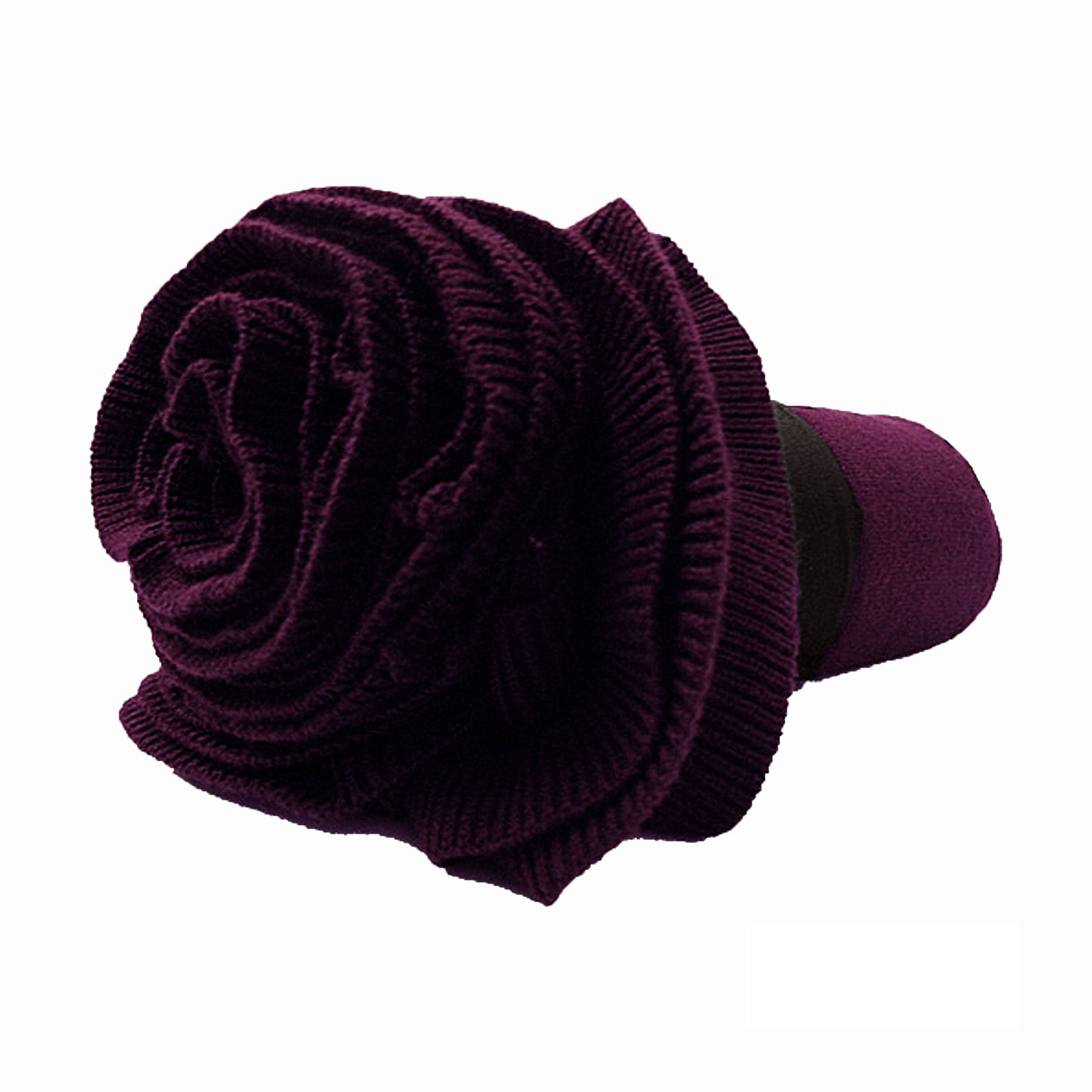 Accessorize Double Ruffle Throw Plum - Home & Garden > Bedding - Bedzy Australia