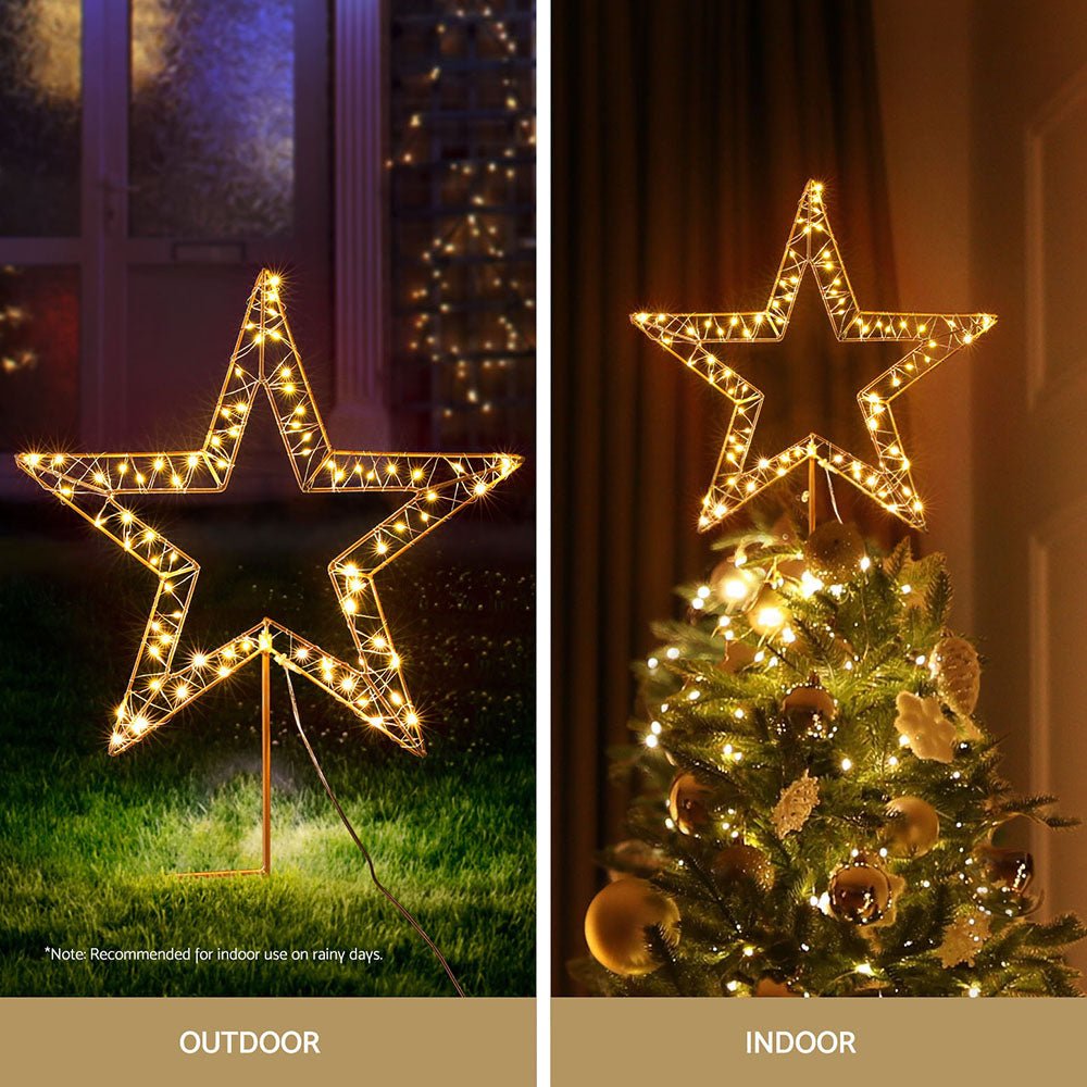 Christmas Lights 100 LED Fairy Light Ground Star Garden Decoration - Occasions > Christmas > Outdoor Decorations & Lights - Bedzy Australia