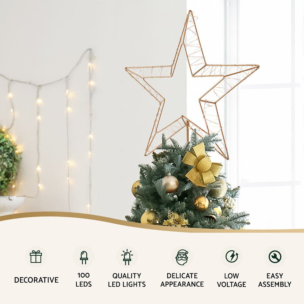 Christmas Lights 100 LED Fairy Light Ground Star Garden Decoration - Occasions > Christmas > Outdoor Decorations & Lights - Bedzy Australia