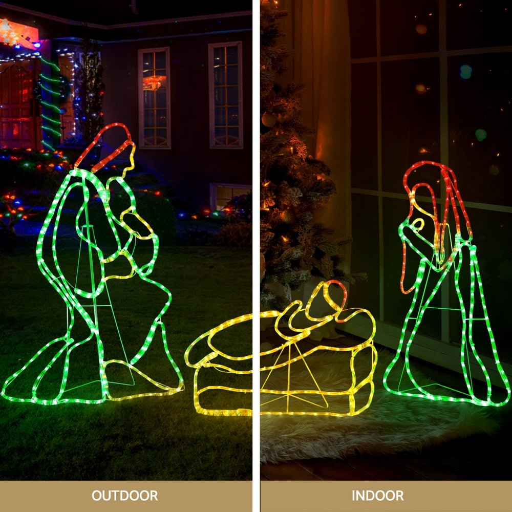 Christmas Lights 112cm Motif 552 LED Rope Light Outdoor Decoration - Occasions > Christmas > Outdoor Decorations & Lights - Bedzy Australia