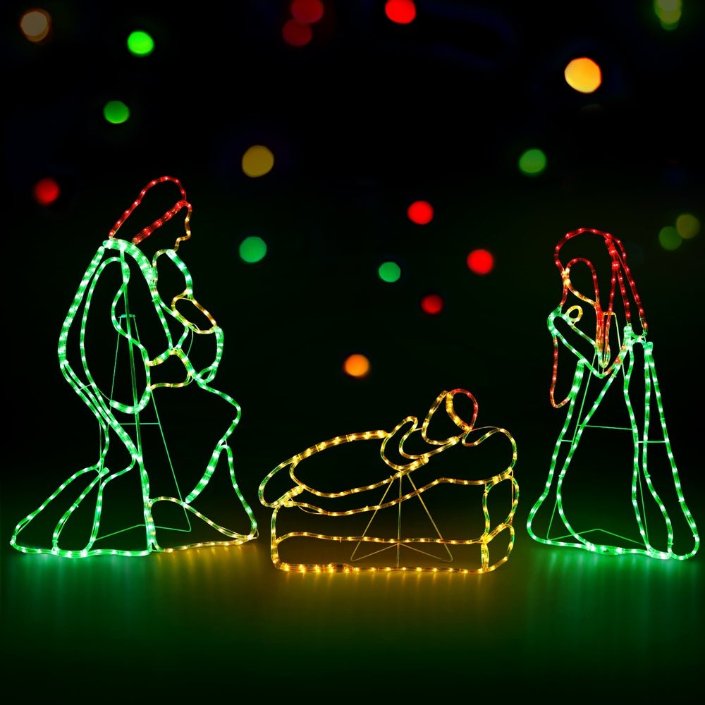 Christmas Lights 112cm Motif 552 LED Rope Light Outdoor Decoration - Occasions > Christmas > Outdoor Decorations & Lights - Bedzy Australia