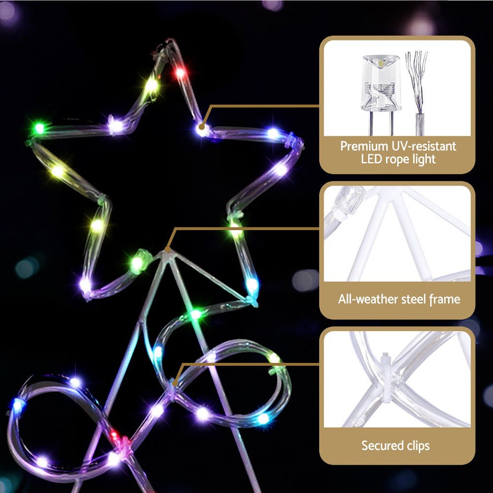 Christmas Tree 1.7m 230 RGB LED Motif Lights Xmas Trees Decoration - Occasions > Christmas > Christmas Trees - Bedzy Australia