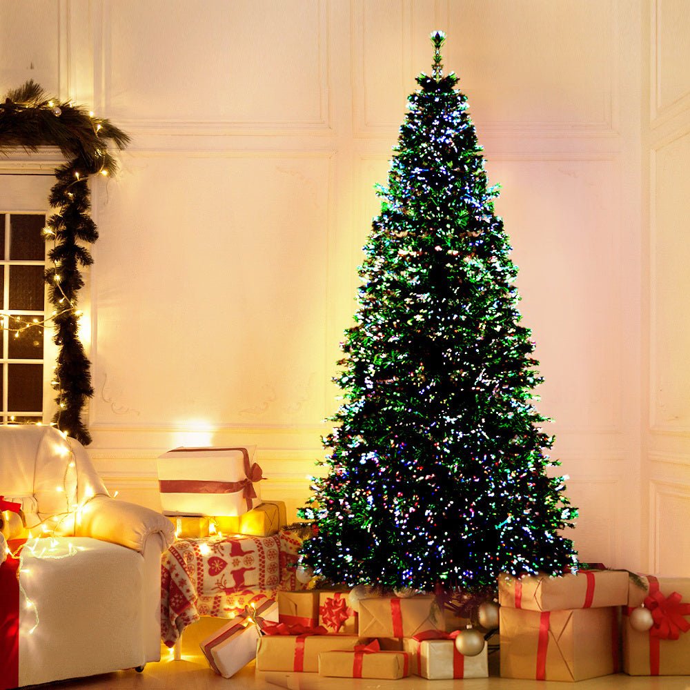 Christmas Tree 1.8M LED Xmas trees Optic Fibre Multi Colour - Bedzy Australia