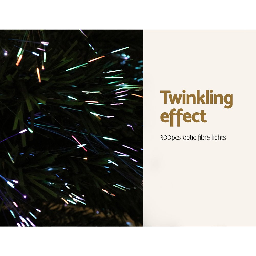 Christmas Tree 1.8M LED Xmas trees Optic Fibre Multi Colour - Bedzy Australia