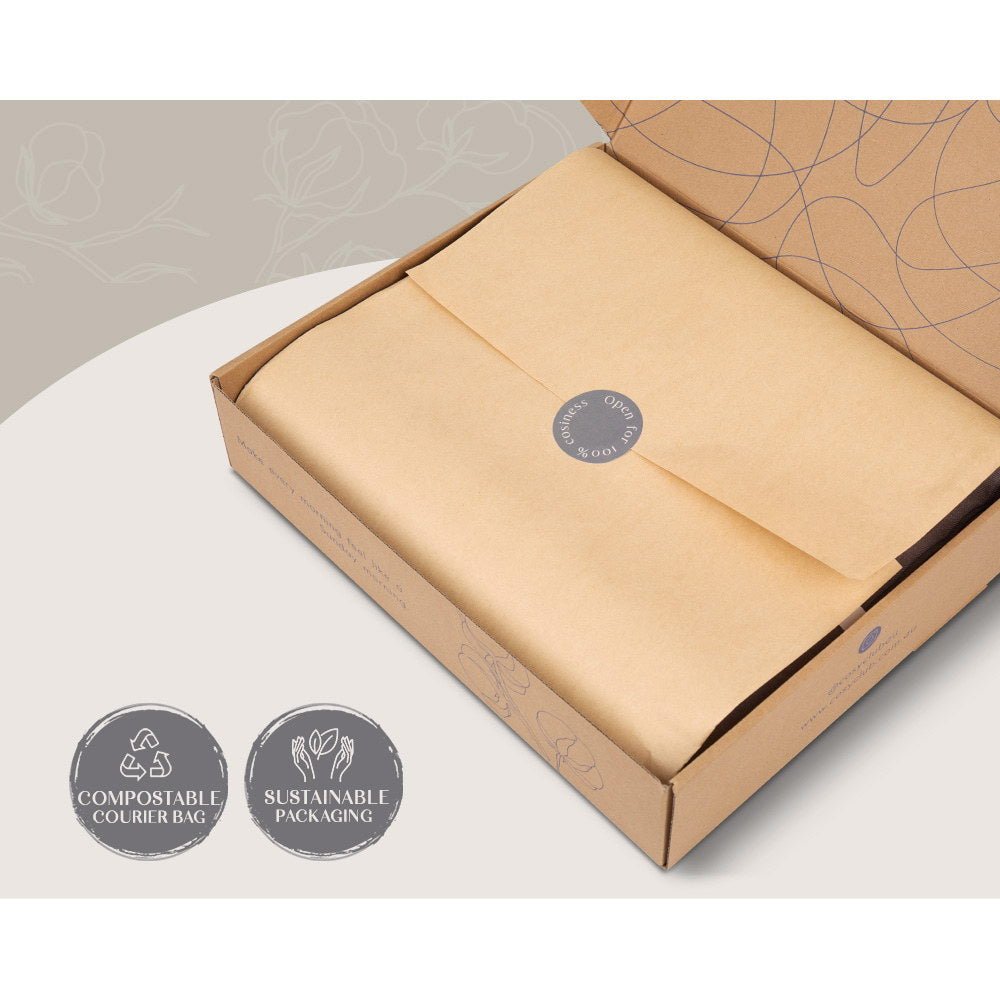 Deluxe Sheet Set Cotton Sheets Double Vanilla Rhubarb - Bedzy Australia