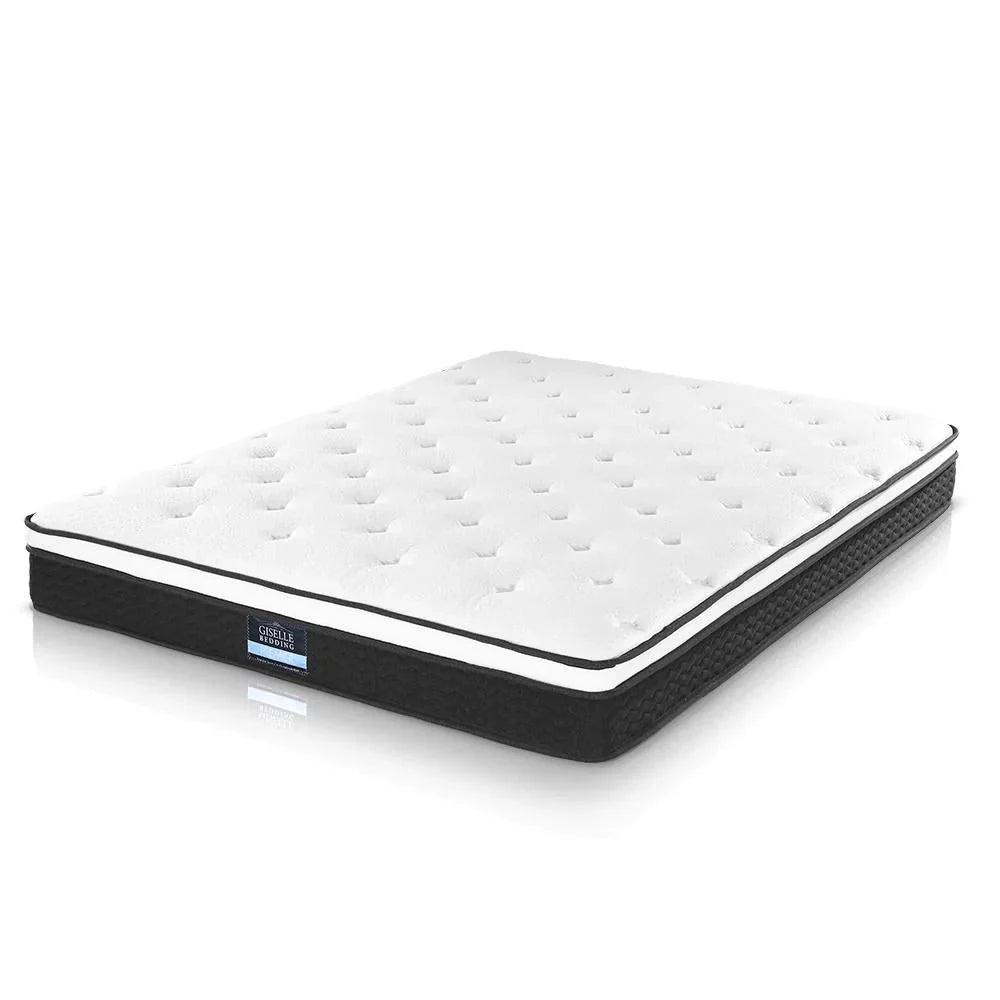 Double Package | Dorilla Gas Lift Storage Bed Frame Beige & Bonita Pillow Top Mattress (Medium Firm) shown in bedroom furniture setting