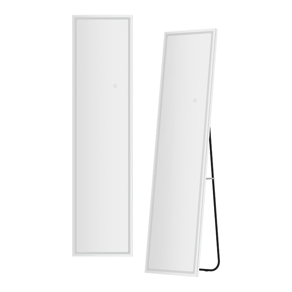 Embellir Full-Length Floor Wall Mirrors LED Light - Health & Beauty > Makeup Mirrors - Bedzy Australia