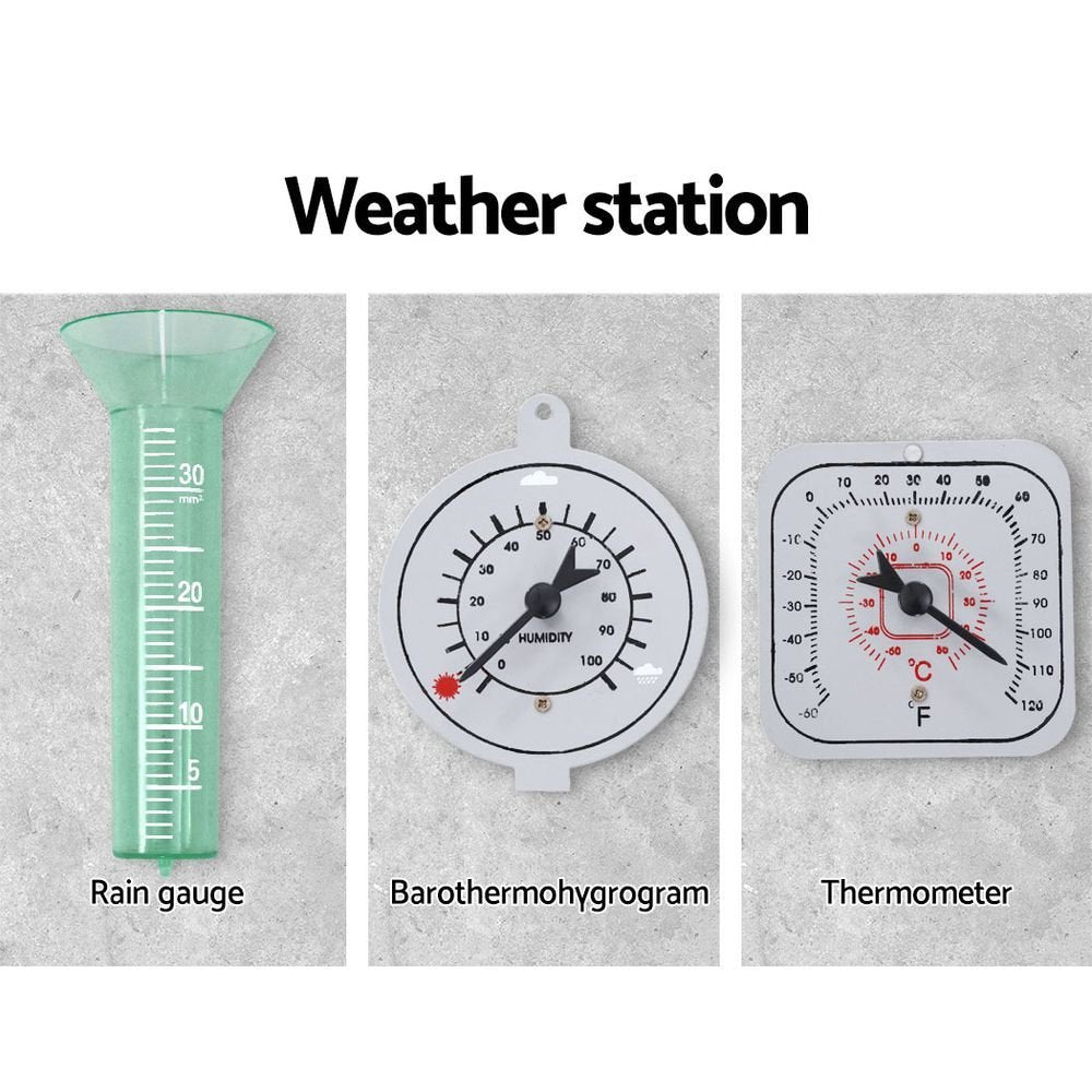 Garden Windmill 8FT 245cm Metal Ornaments Outdoor Decor Ornamental Wind Will - Home & Garden > Decor - Bedzy Australia