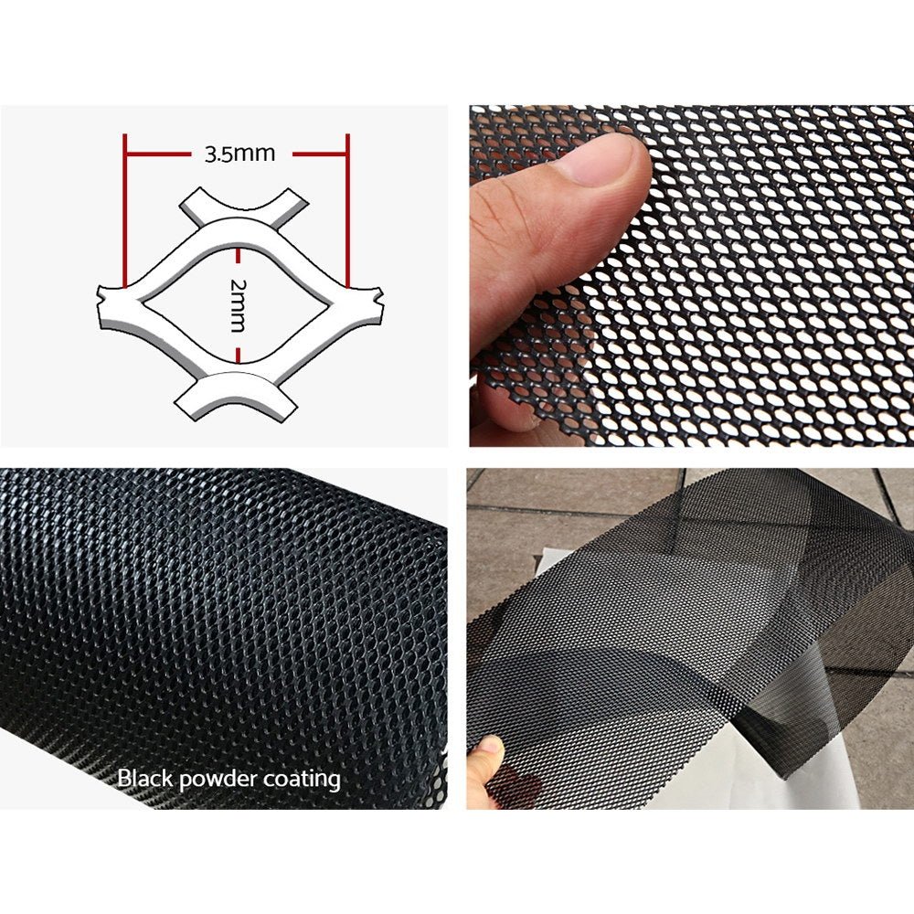 Gutter Guard Aluminium Mesh 30M 100x20cm Black - Home & Garden > DIY - Bedzy Australia