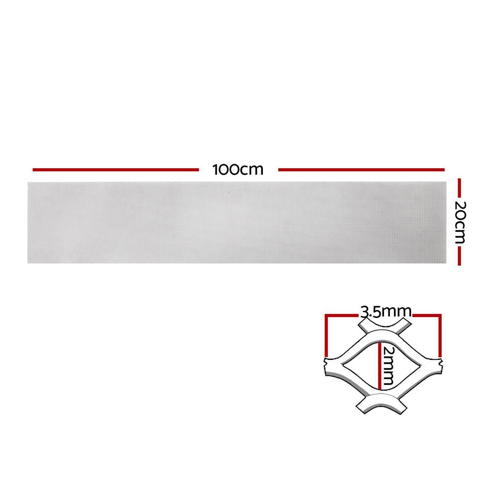 Gutter Guard Aluminium Mesh 60M 100x20cm Silver - Home & Garden > DIY - Bedzy Australia