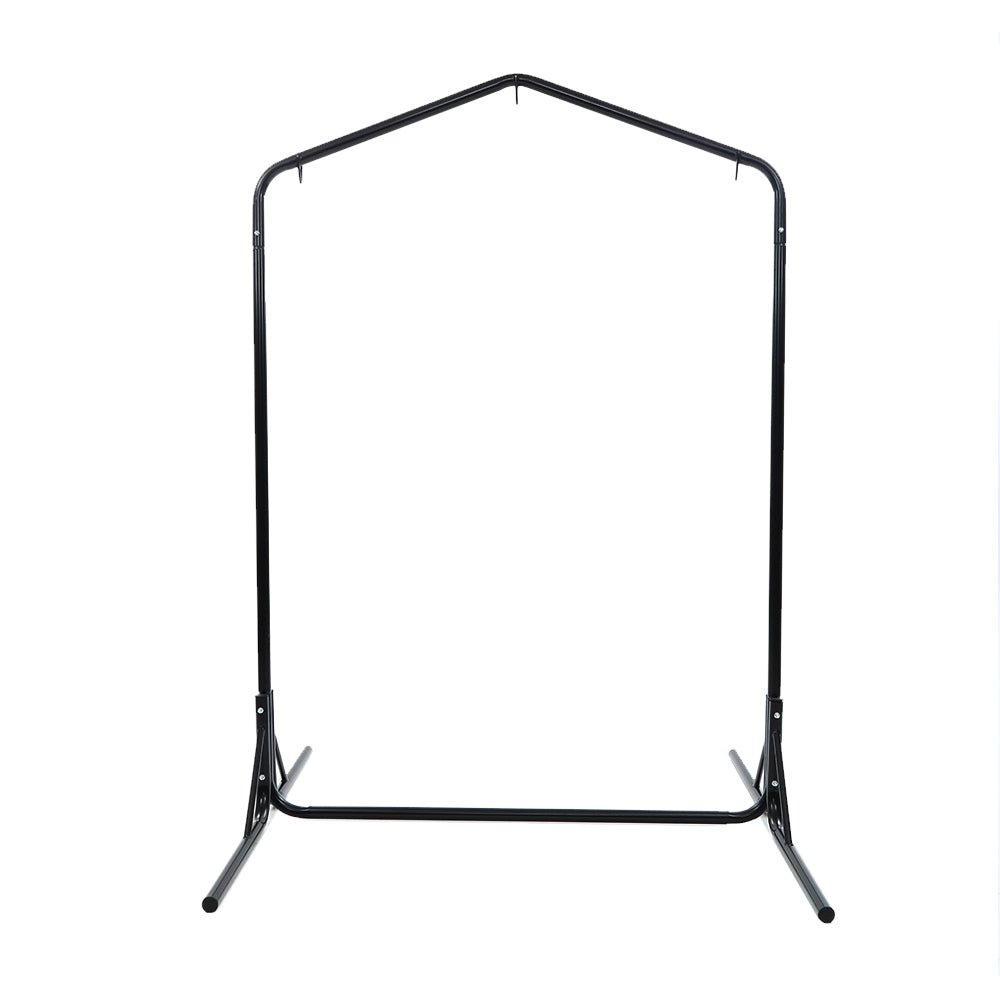 Hammock Chair Steel Stand 2 Person Double Outdoor Heavy Duty 200KG - Furniture > Outdoor - Bedzy Australia