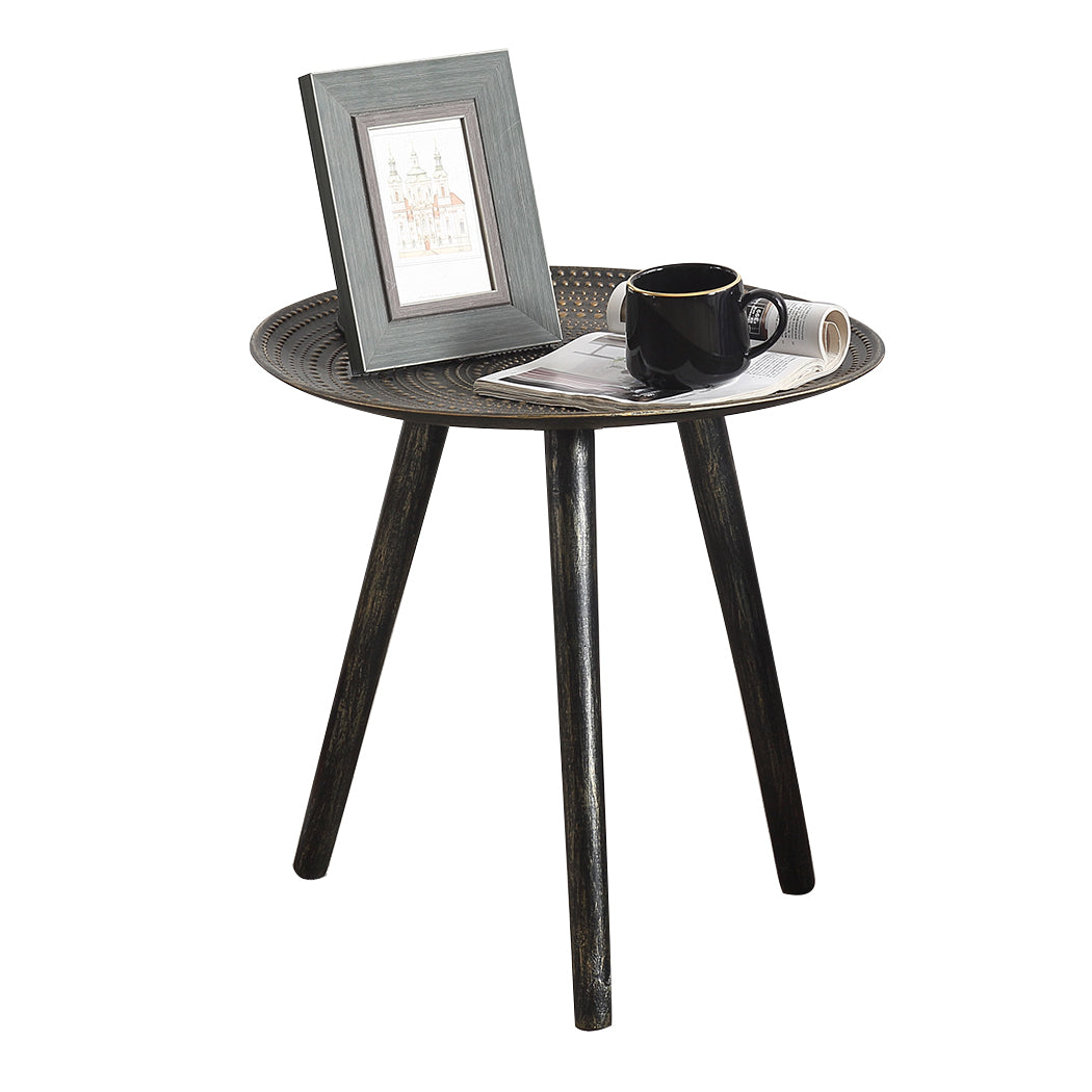 Levede Side Table Coffee Bedside End Bronze-1954802978468794368