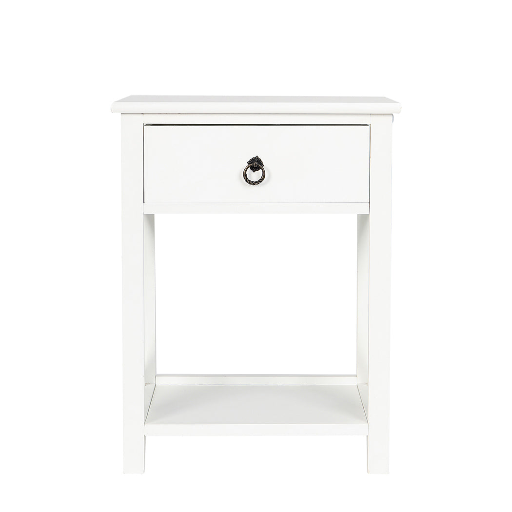 Levede 1x Bedside Tables Drawers Side-1954802691104444417