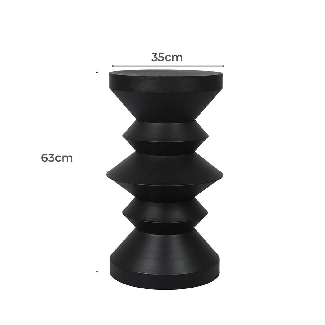 Levede Side Table Round End Bedside-1954802990393200642