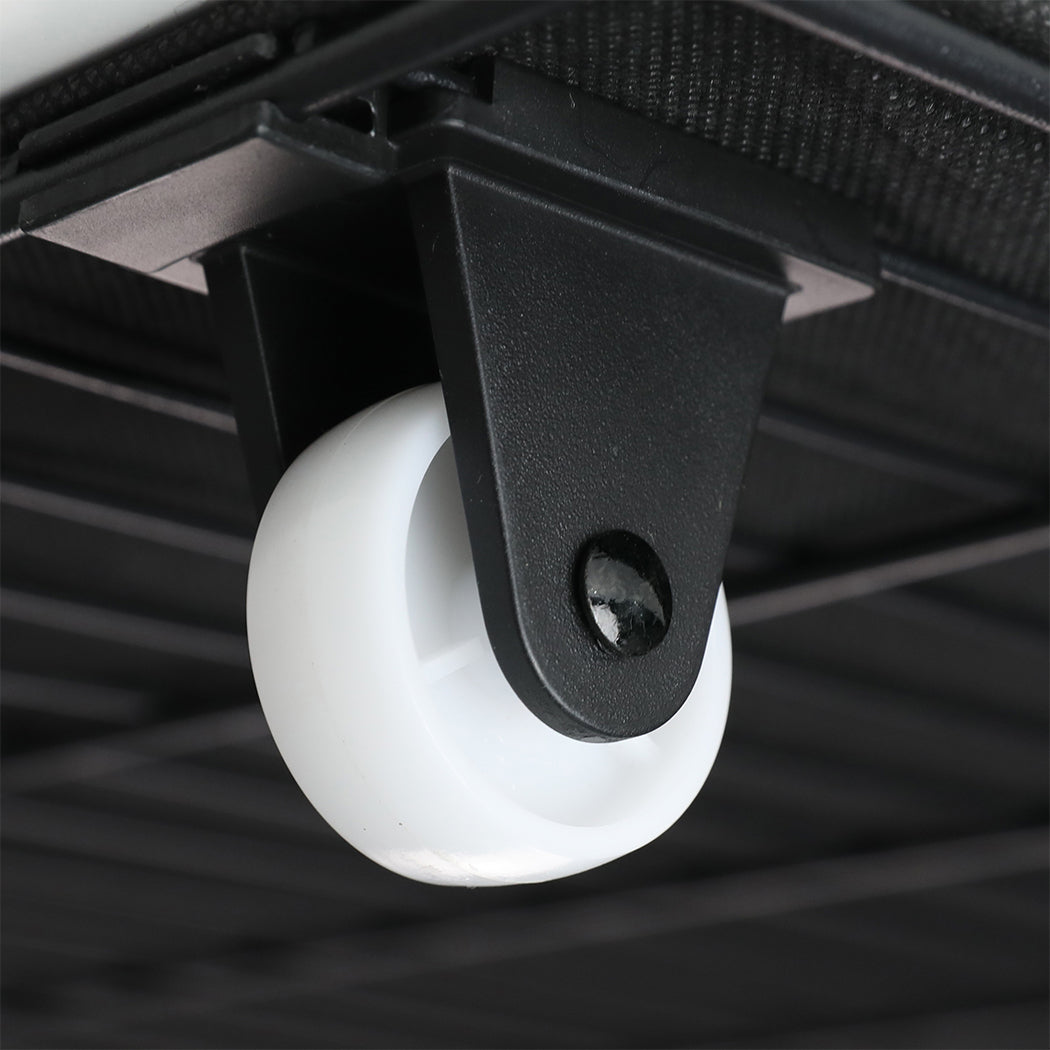 Levede Double Bed Frame Tufted Headboard USB Charge-1973193436232290307