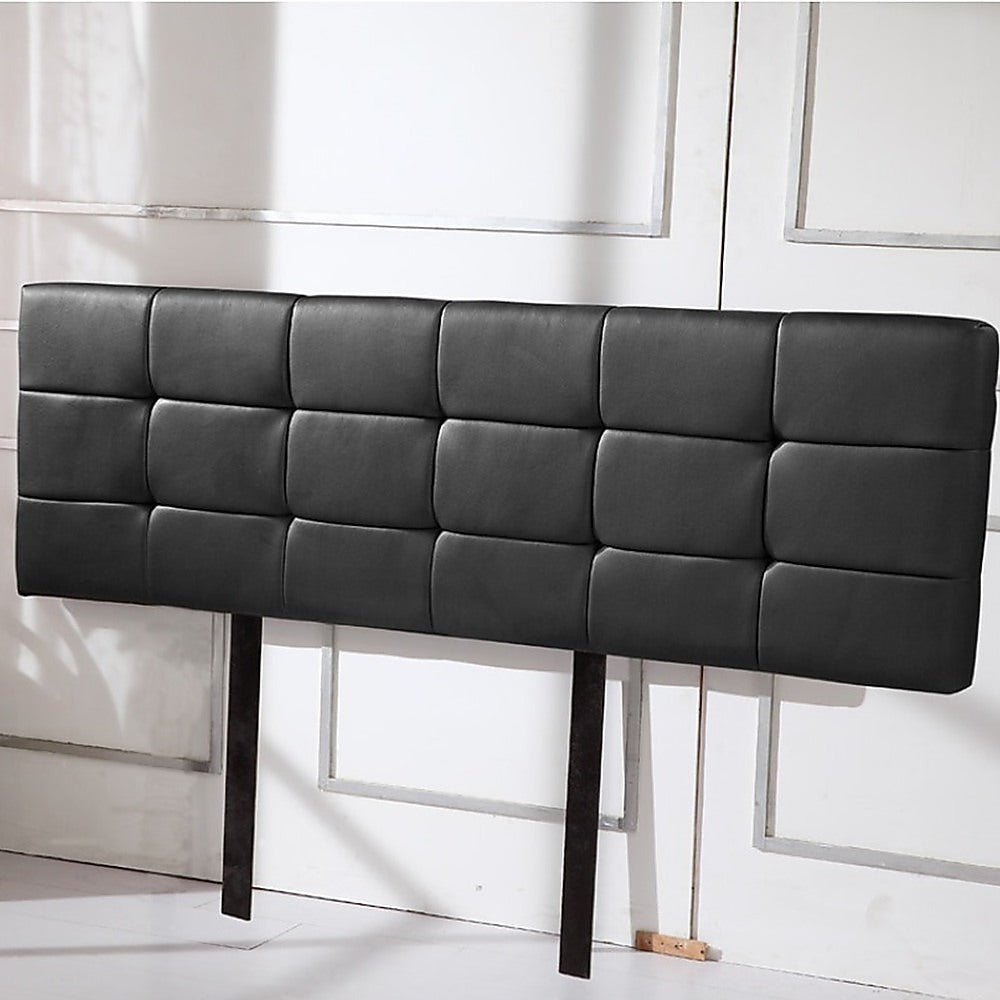 King Size | Deluxe Headboard Bedhead (Black) - Bedzy Australia