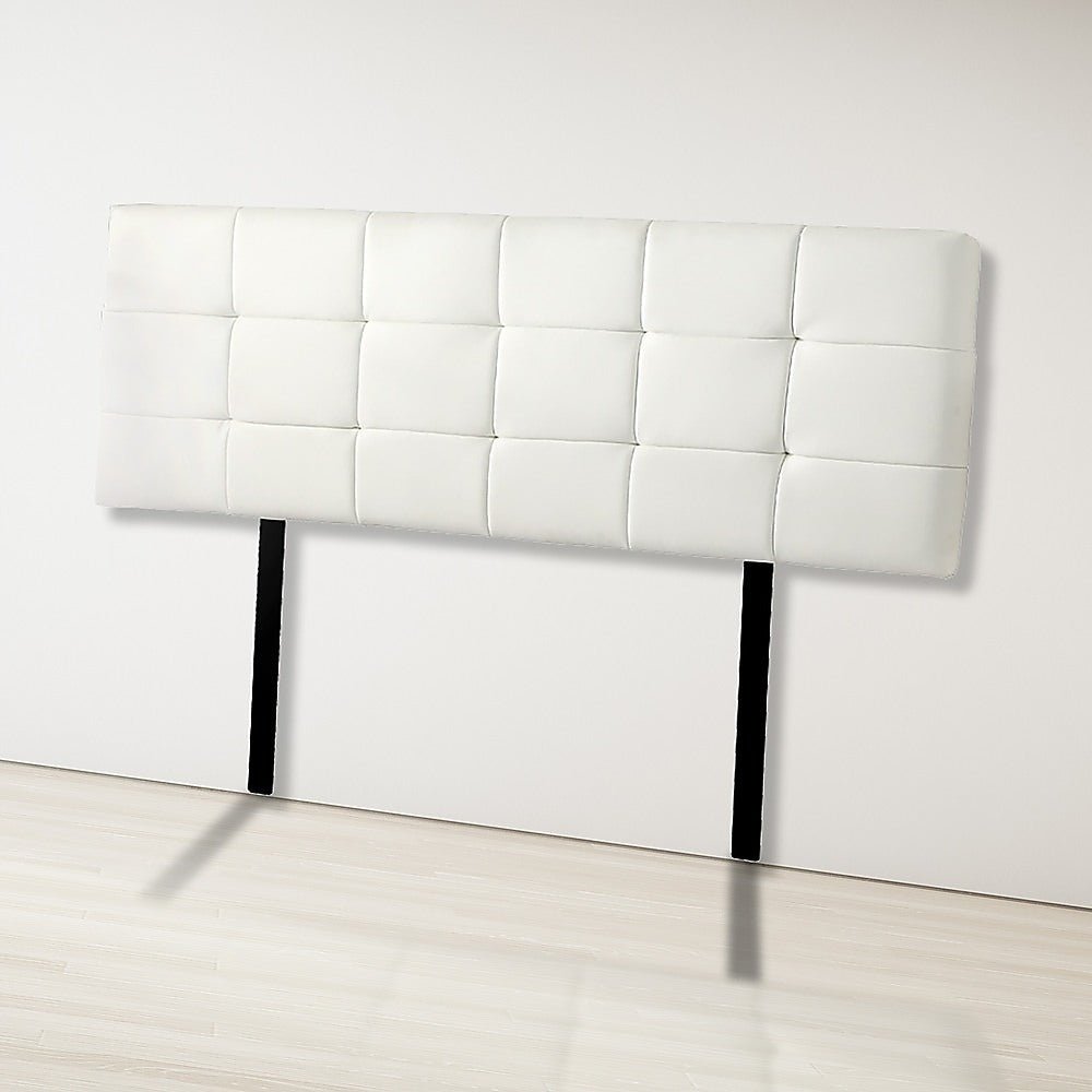 King Size | Deluxe Headboard Bedhead (White) - Bedzy Australia