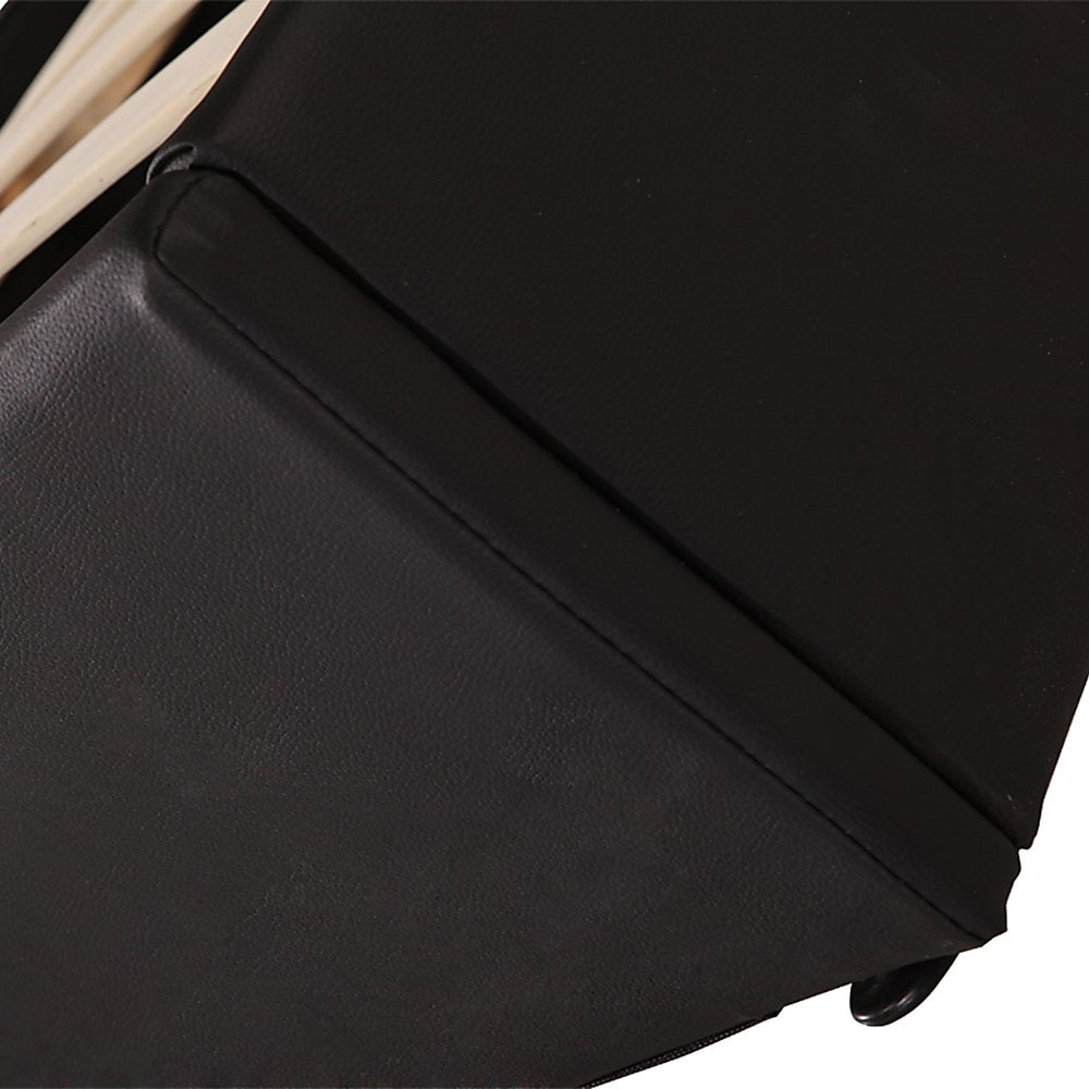 Leather Single Ensemble Frame Black - Bedzy Australia