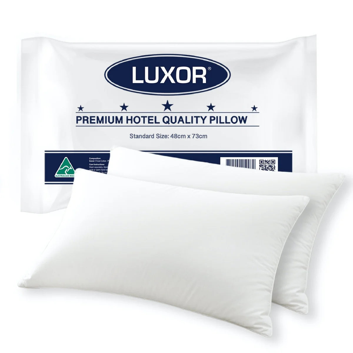 King Comfort Package | Luna Series Euro Top Mattress (Medium Firm), Deluxe Pillowtop Topper, 2 Deluxe & 2 Cooling Pillows
