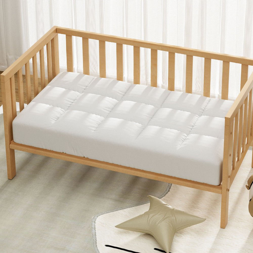 Mattress Topper Pillowtop Bamboo Cot - Home & Garden > Bedding - Bedzy Australia