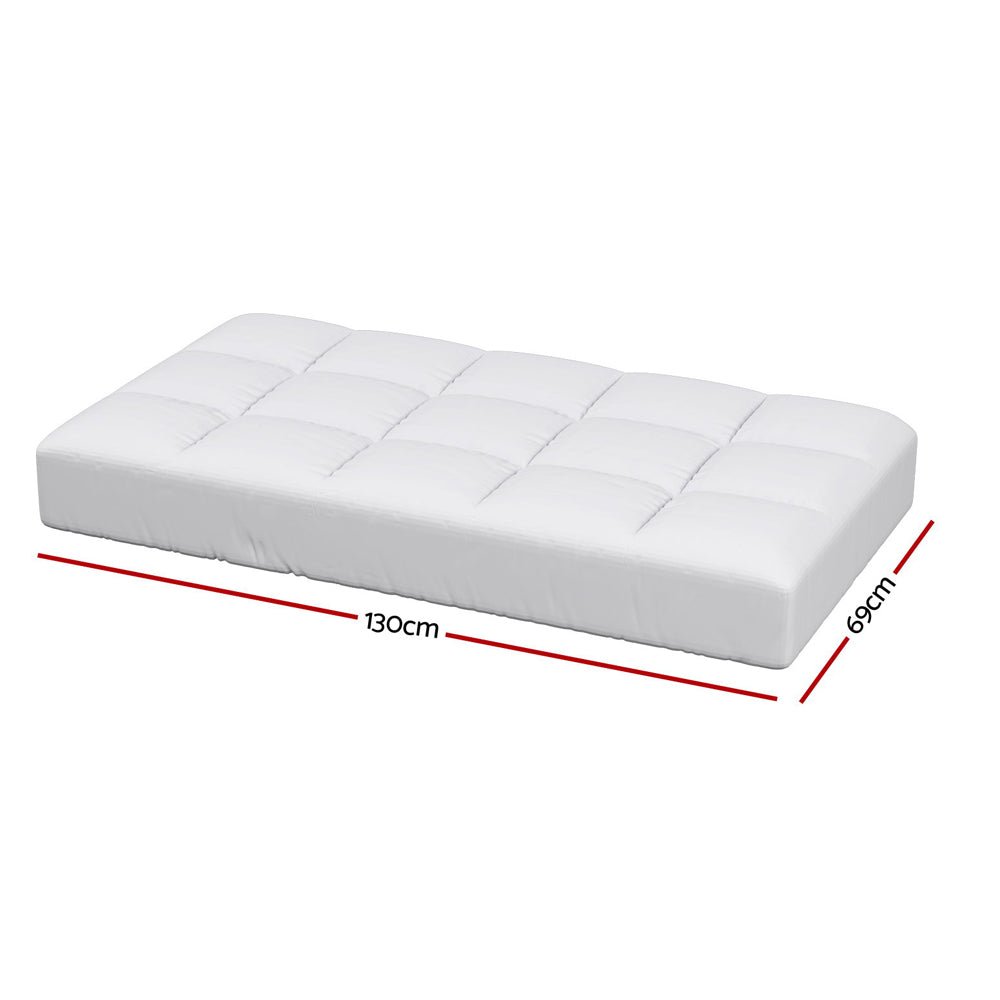 Mattress Topper Pillowtop Bamboo Cot - Home & Garden > Bedding - Bedzy Australia