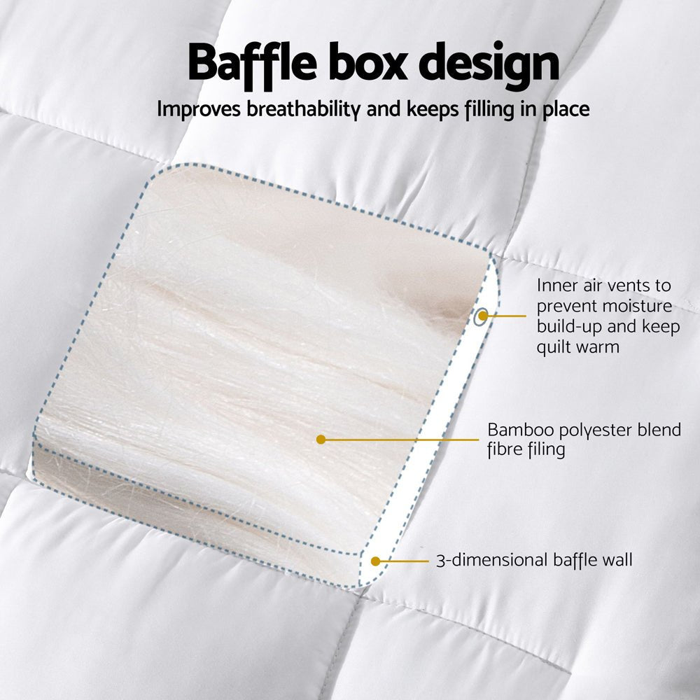 Mattress Topper Pillowtop Bamboo Cot - Home & Garden > Bedding - Bedzy Australia