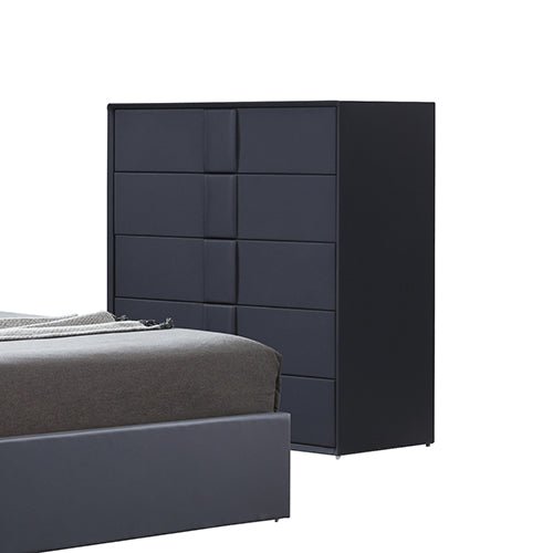 Prado Tallboy MDF Construction Fabric Upholstery Iron Feet - Fashion > Men's Fashion > Men's Casual Shoes - Bedzy Australia