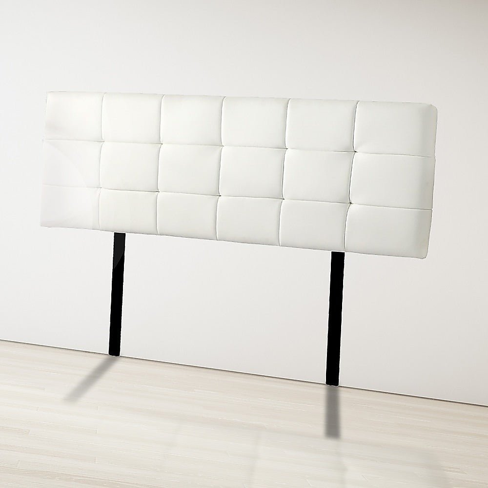 Queen Size | Deluxe Headboard Bedhead (White) - Bedzy Australia
