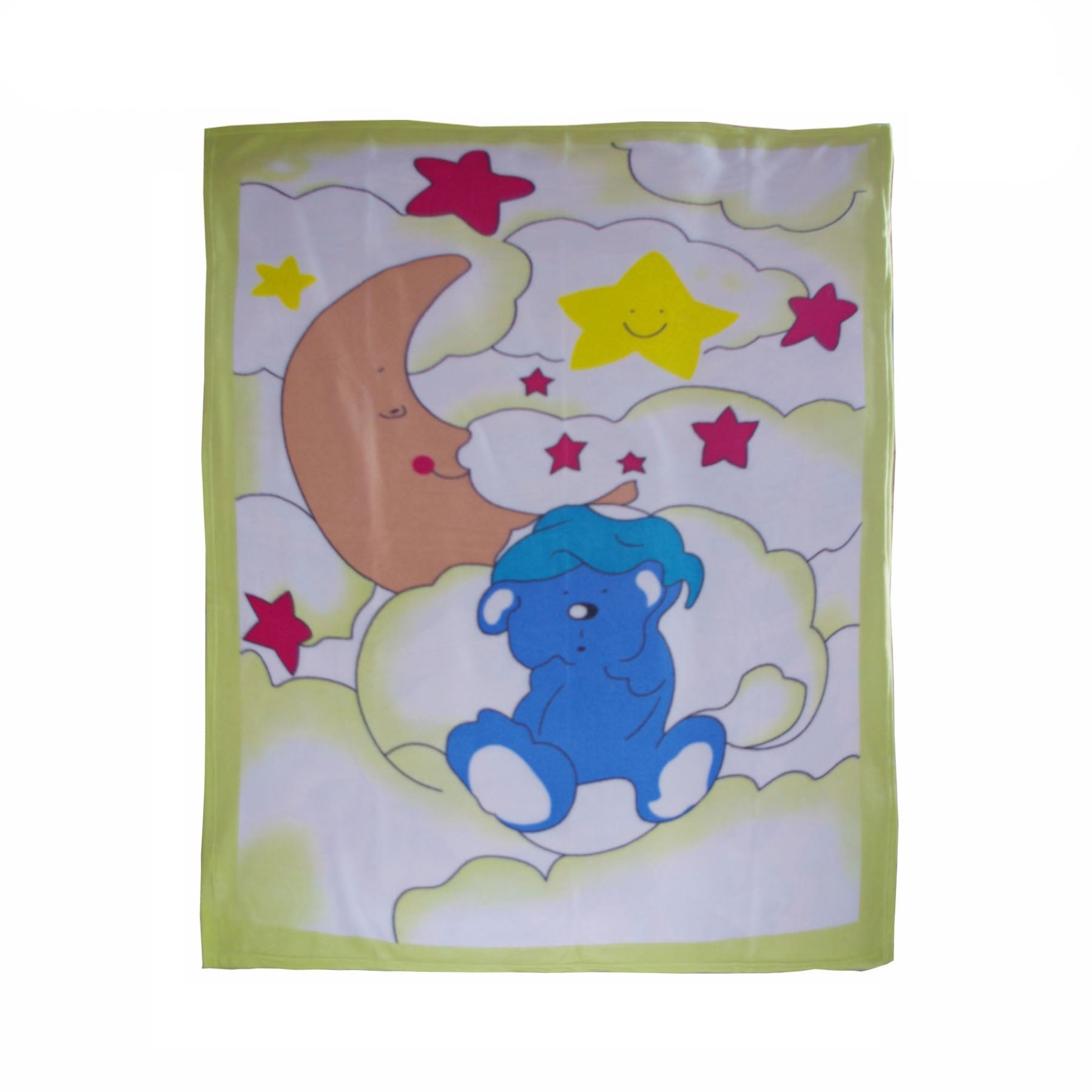 Sleeping Bear and His Friends Polar Fleece Throw - Home & Garden > Bedding - Bedzy Australia