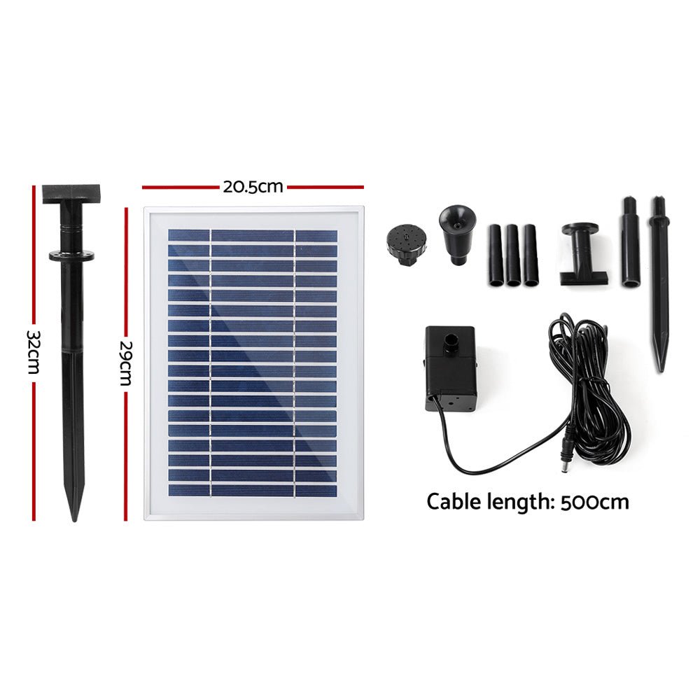 Solar Pond Pump 4.6FT - Home & Garden > Fountains - Bedzy Australia