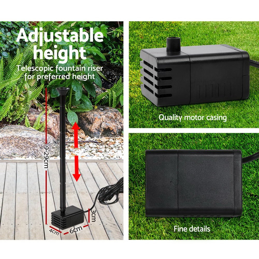 Solar Pond Pump 4FT - Home & Garden > Fountains - Bedzy Australia