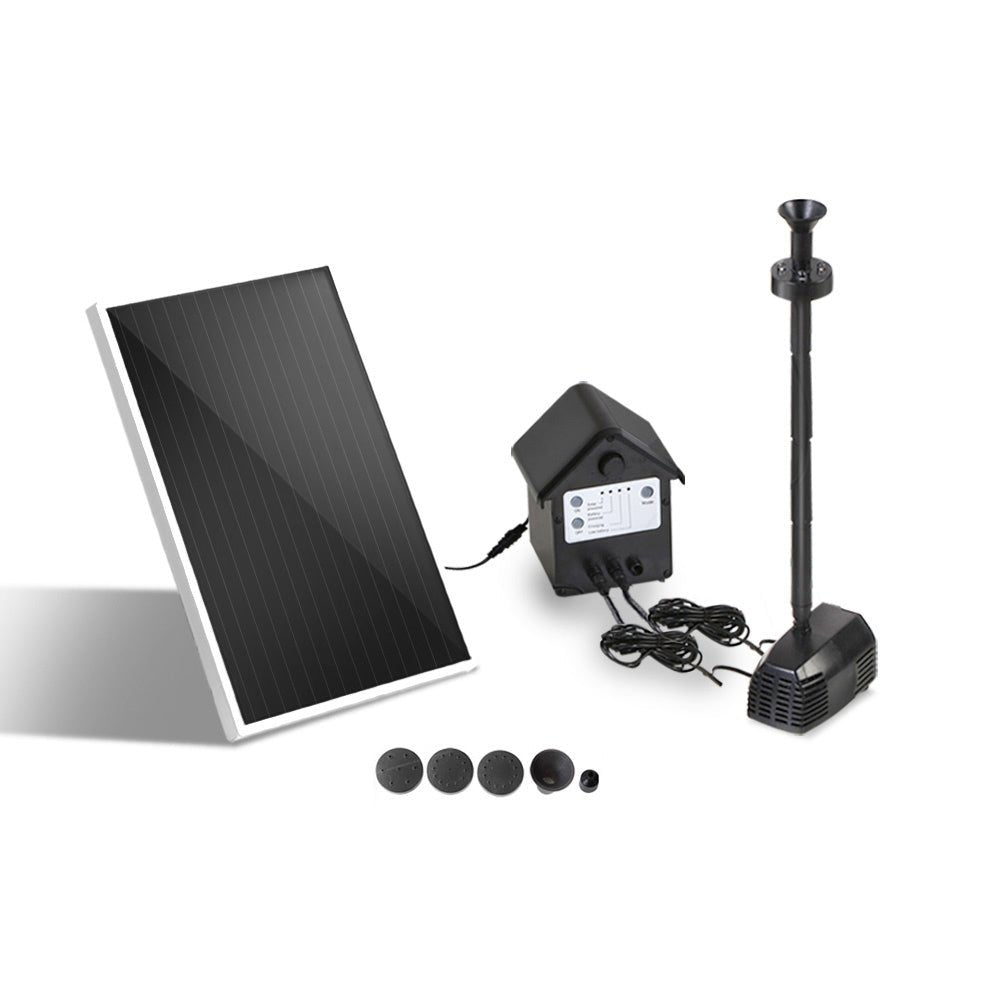 Solar Pond Pump with Battery Kit LED Lights 4FT - Home & Garden > Fountains - Bedzy Australia