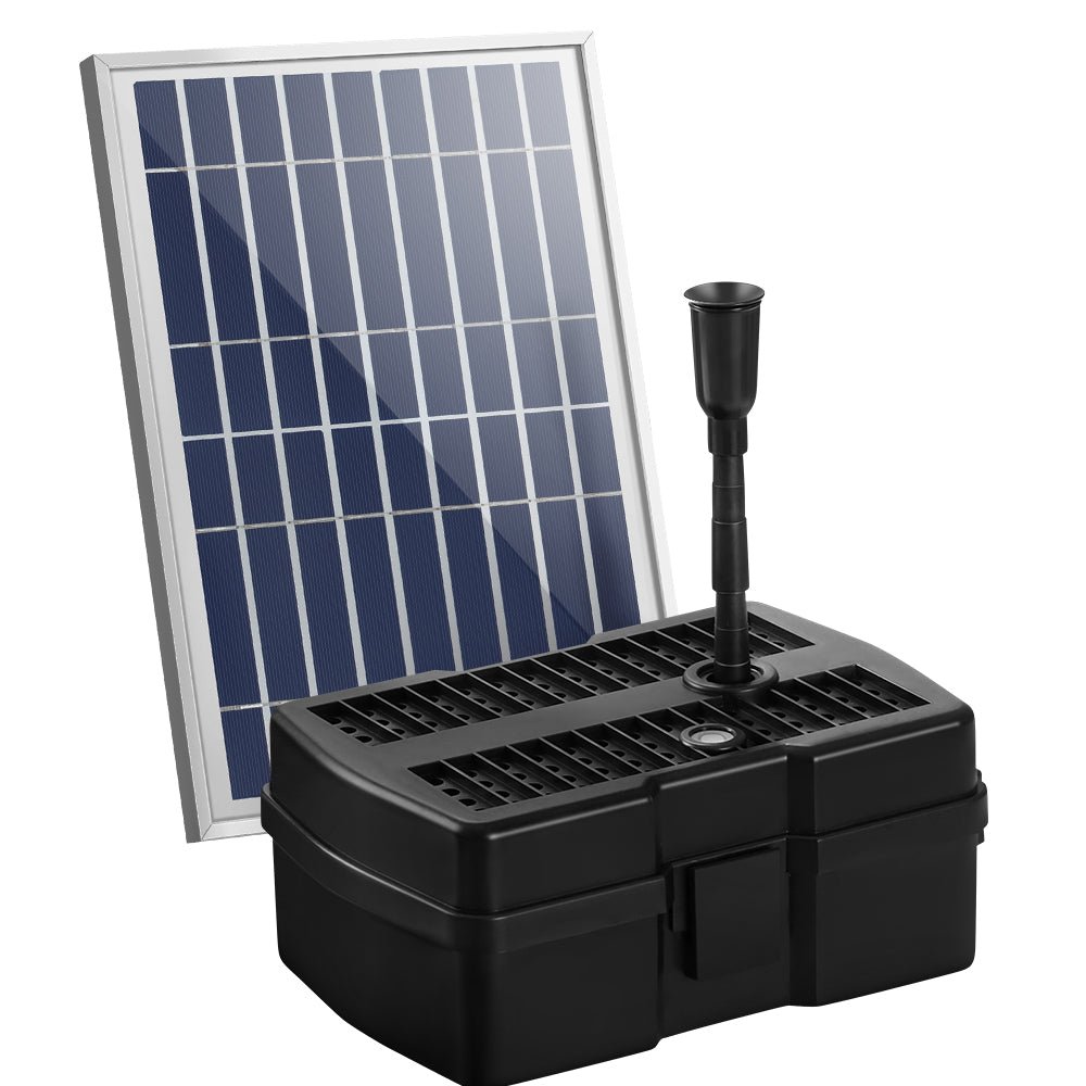 Solar Pond Pump with Filter Box 5FT - Home & Garden > Fountains - Bedzy Australia
