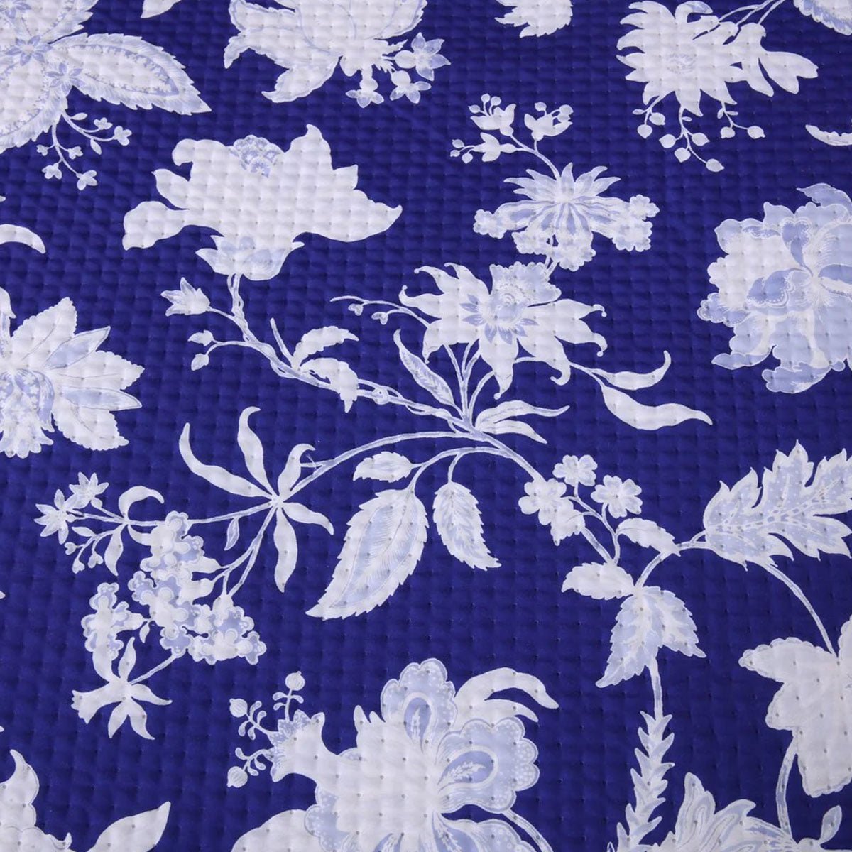 Spring Blue 3 Pcs Bamboo Blend Ultrosonic Reversible Comforter Set King - Home & Garden > Bathroom Accessories - Bedzy Australia