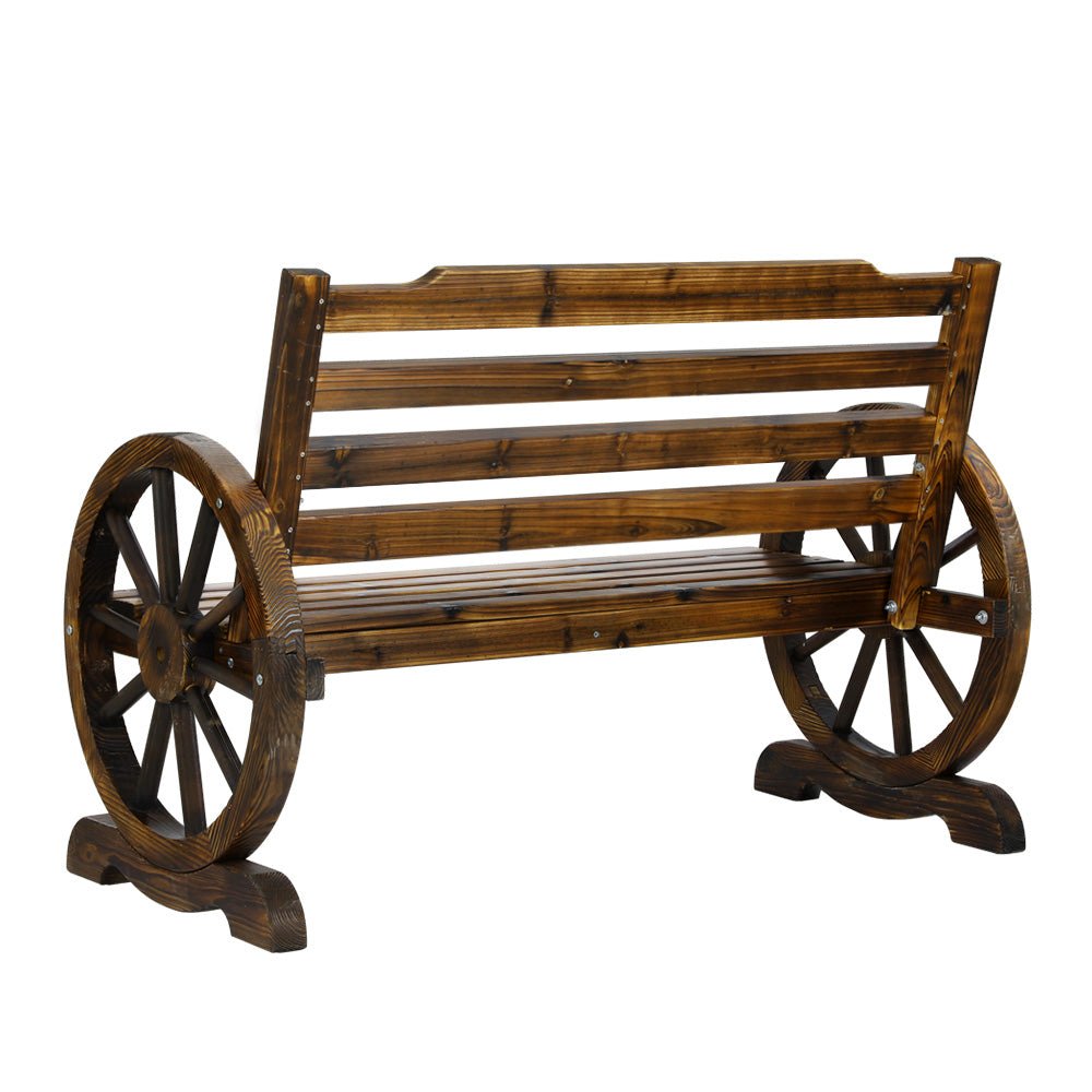 Wooden Garden Bench Seat Outdoor Furniture Wagon Chair Patio Lounge - Furniture > Outdoor - Bedzy Australia