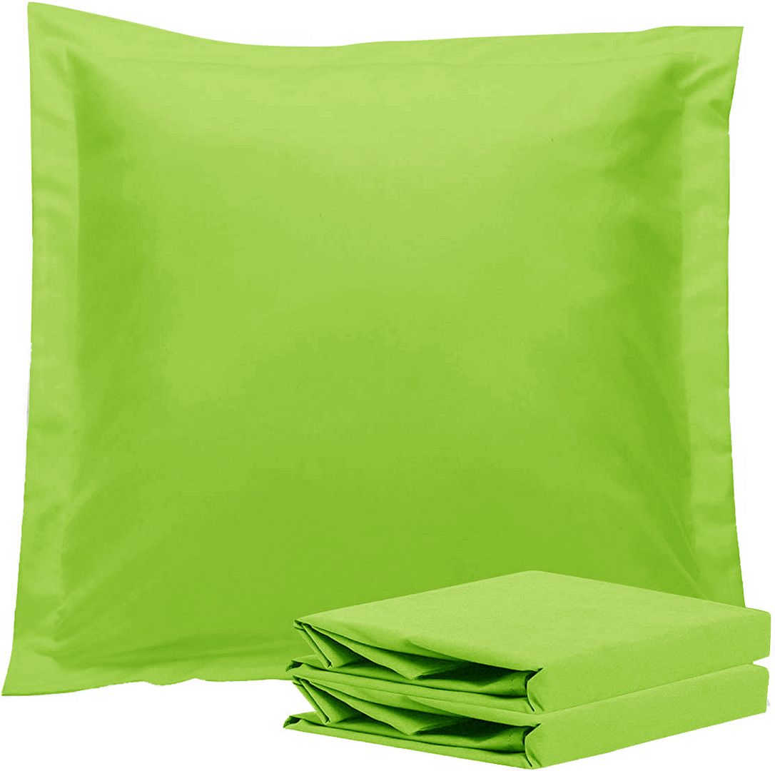 1000TC Premium Ultra Soft European Pillowcases 2-Pack Green - Home & Garden > Bedding - Bedzy Australia