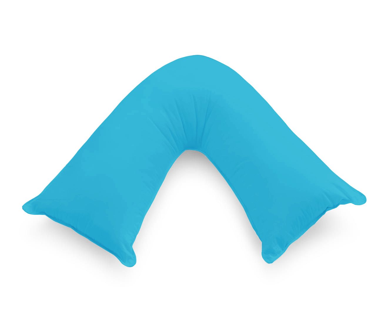 1000TC Premium Ultra Soft V SHAPE Pillowcase - Light Blue - Home & Garden > Bedding - Bedzy Australia