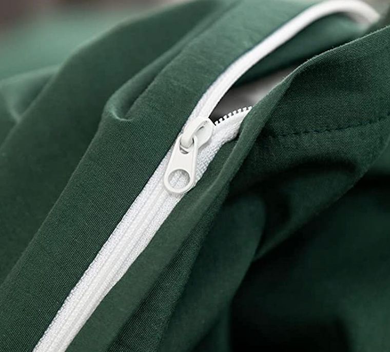 1000TC Reversible King Size Green and Grey Duvet Doona Quilt Cover Set - Home & Garden > Bedding - Bedzy Australia