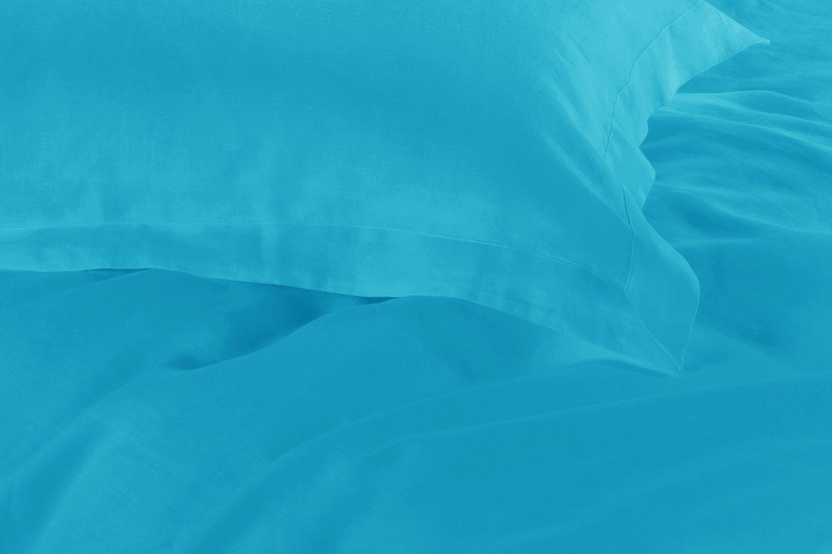 1000TC Tailored Double Size Light Blue Duvet Doona Quilt Cover Set - Home & Garden > Bedding - Bedzy Australia