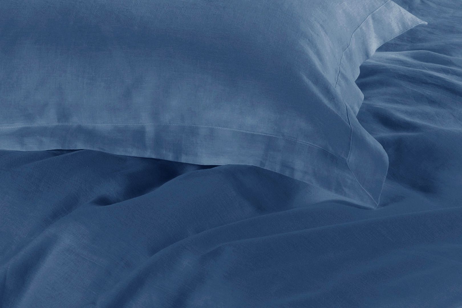 1000TC Tailored Double Size Quilt/Doona/Duvet Cover Set - Greyish Blue - Home & Garden > Bedding - Bedzy Australia