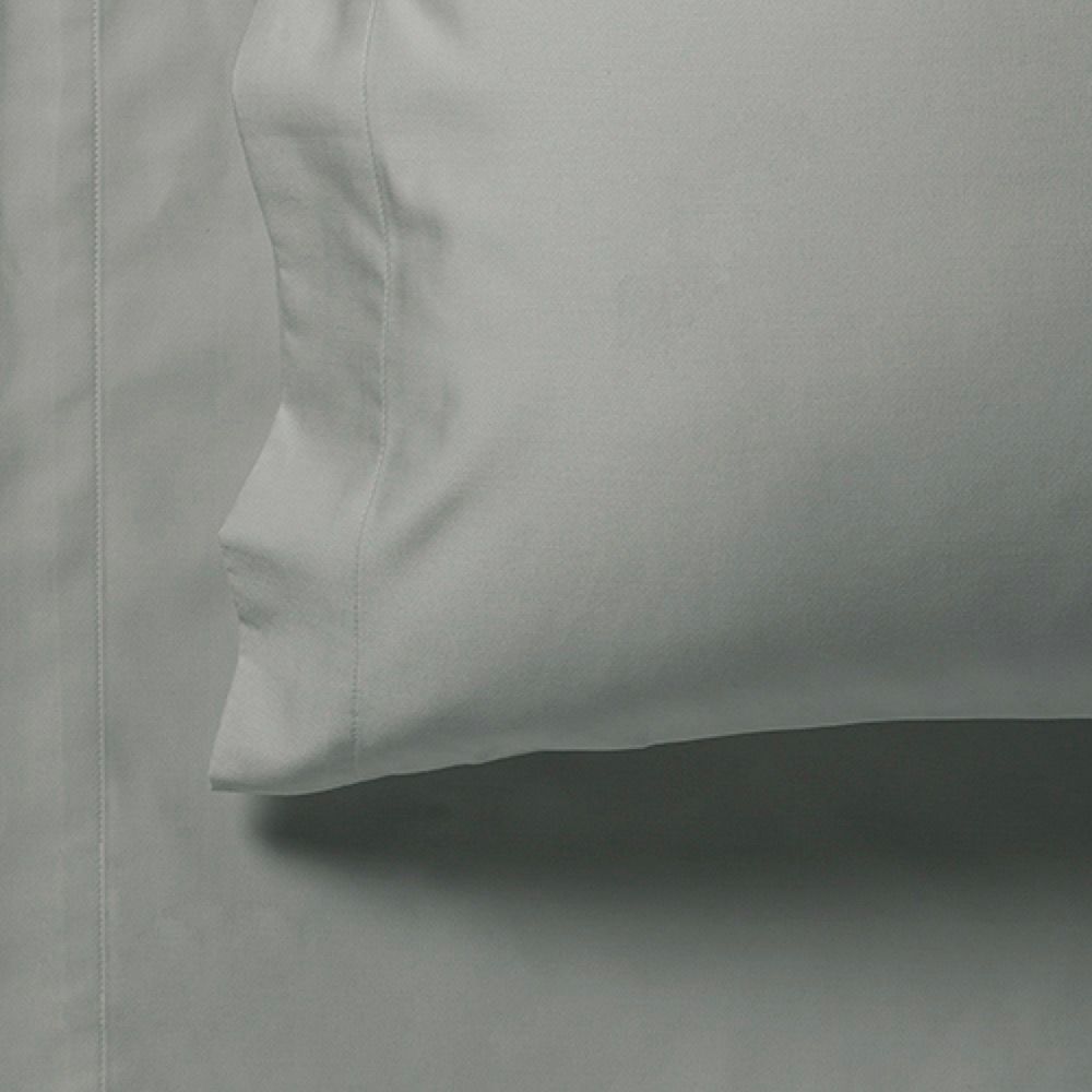 1000TC Ultra Soft Fitted Sheet & 2 Pillowcases Set - Double Size Bed - Grey - Home & Garden > Bedding - Bedzy Australia