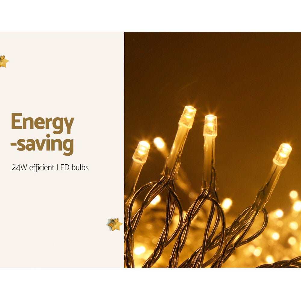 100M 500 LED Christmas String Lights Warm White - Bedzy Australia