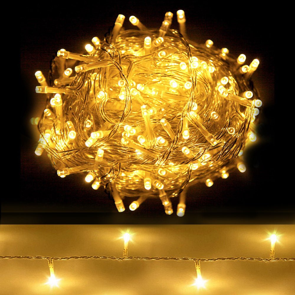 100M 500 LED Christmas String Lights Warm White - Bedzy Australia