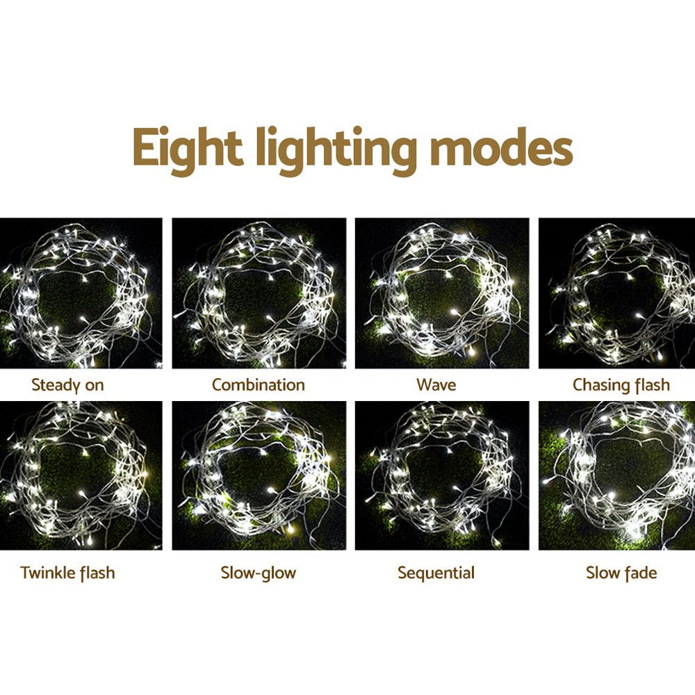 100M Christmas String Lights 500LED Party Wedding Outdoor Garden - Bedzy Australia