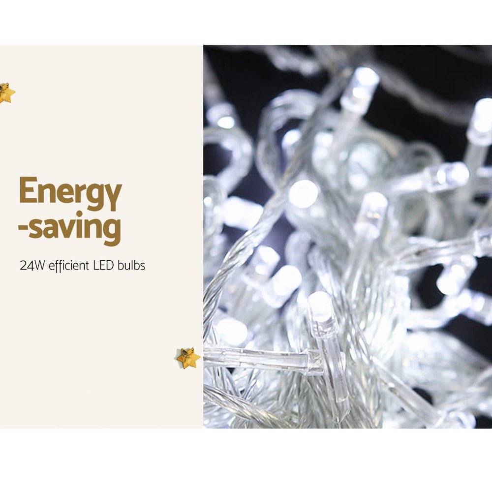 100M Christmas String Lights 500LED Party Wedding Outdoor Garden - Bedzy Australia