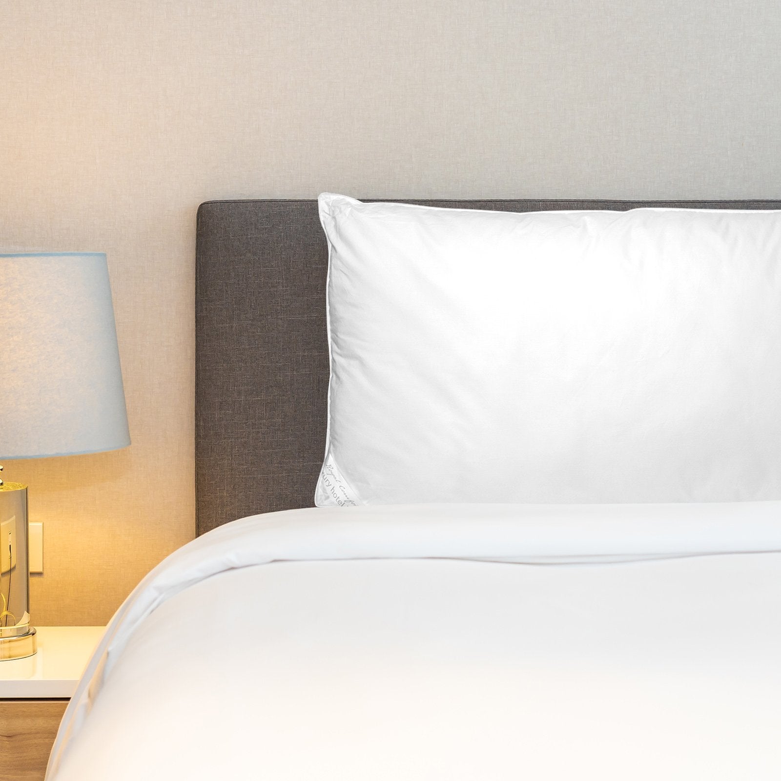 250GSM Bamboo Blend Quilt With 1100GSM King Size Hotel Pillow Bedding Set Double - Bedzy Australia